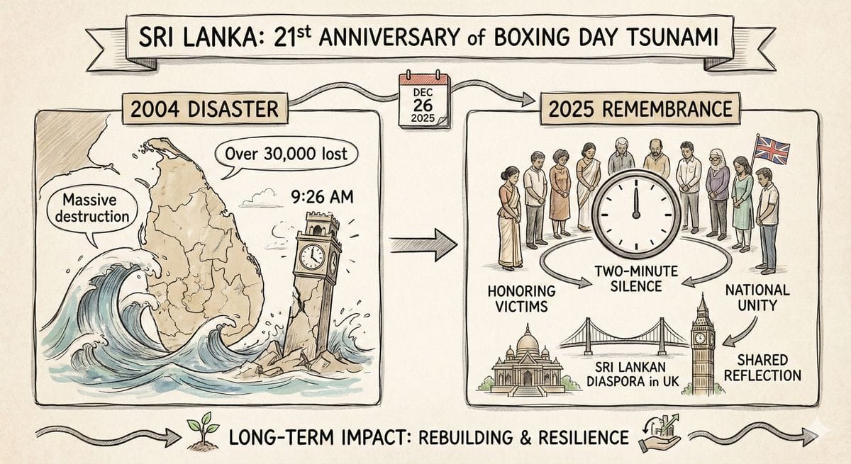 බ්‍රිතාන්‍ය පාර්ලිමේන්තුව සහ ශ්‍රී ලංකා ධජය නිරූපණය වන රාජ්‍ය තාන්ත්‍රික රූපයක්