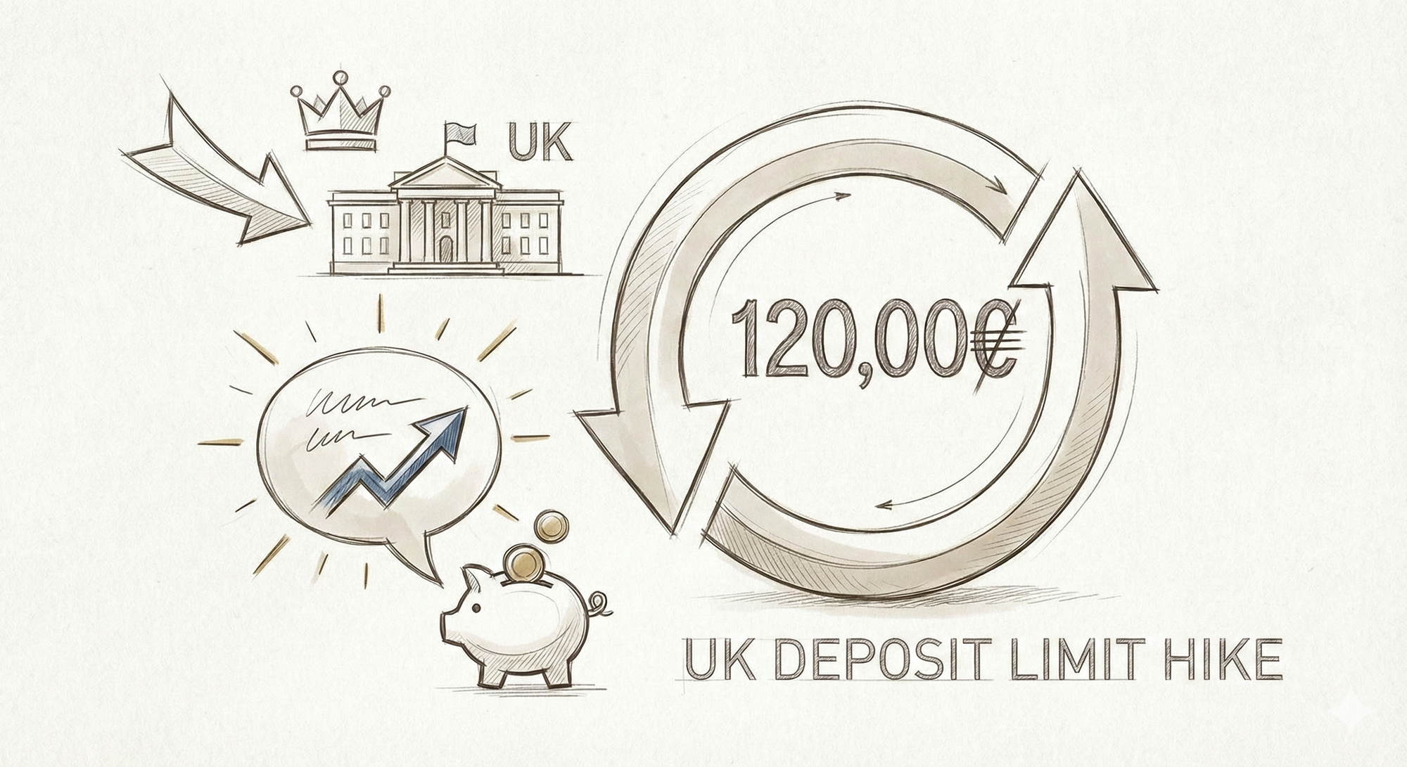 UK bank deposit compensation limit increased to 120,000 pounds FSCS news