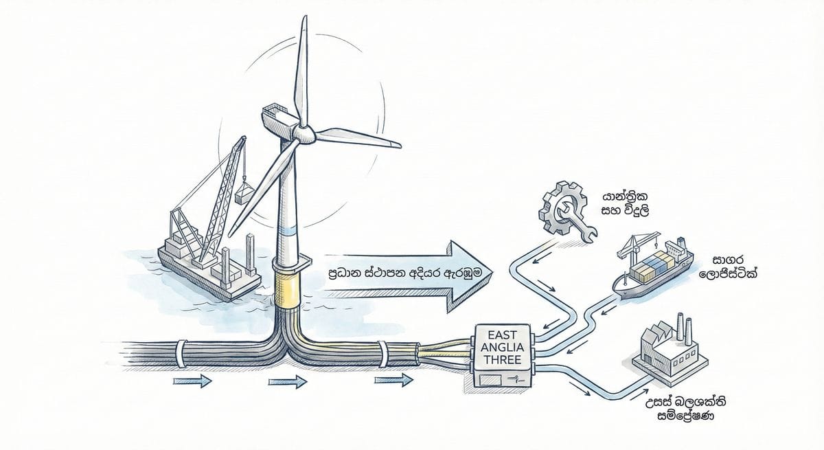 East Anglia THREE සාගර සුළං බලාගාර ව්‍යාපෘතිය