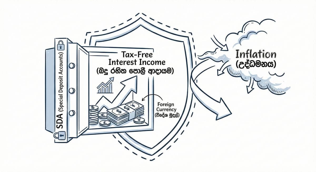 Special Deposit Accounts SDA safety net extension in Sri Lanka