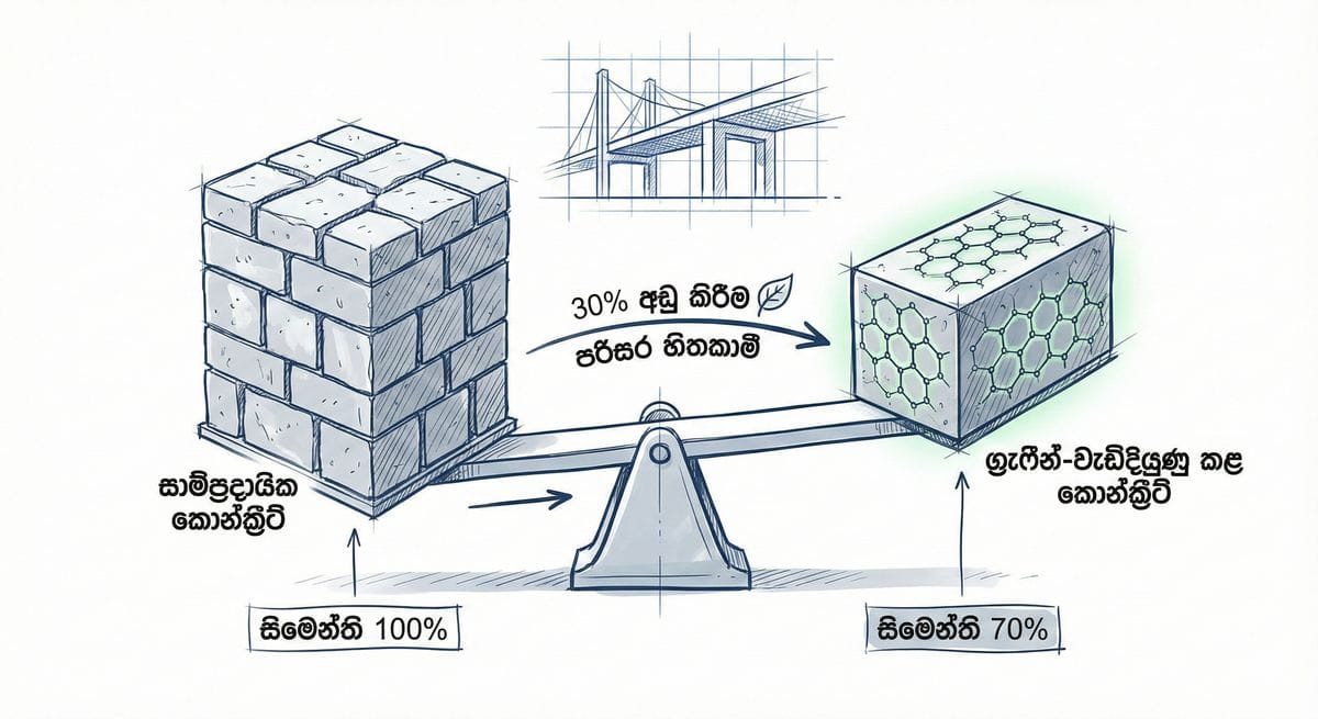 UK ඉදිකිරීම් ක්ෂේත්‍රය වෙනස් කරන Graphene Concrete තාක්ෂණය