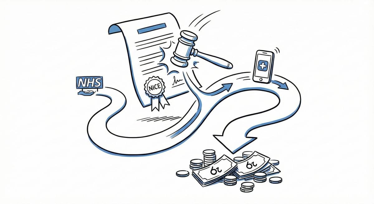 NHS digital therapeutics legal framework