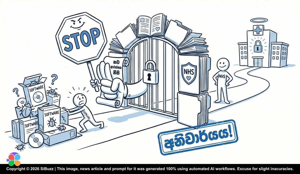 NHS digital security compliance enforcement in UK healthcare