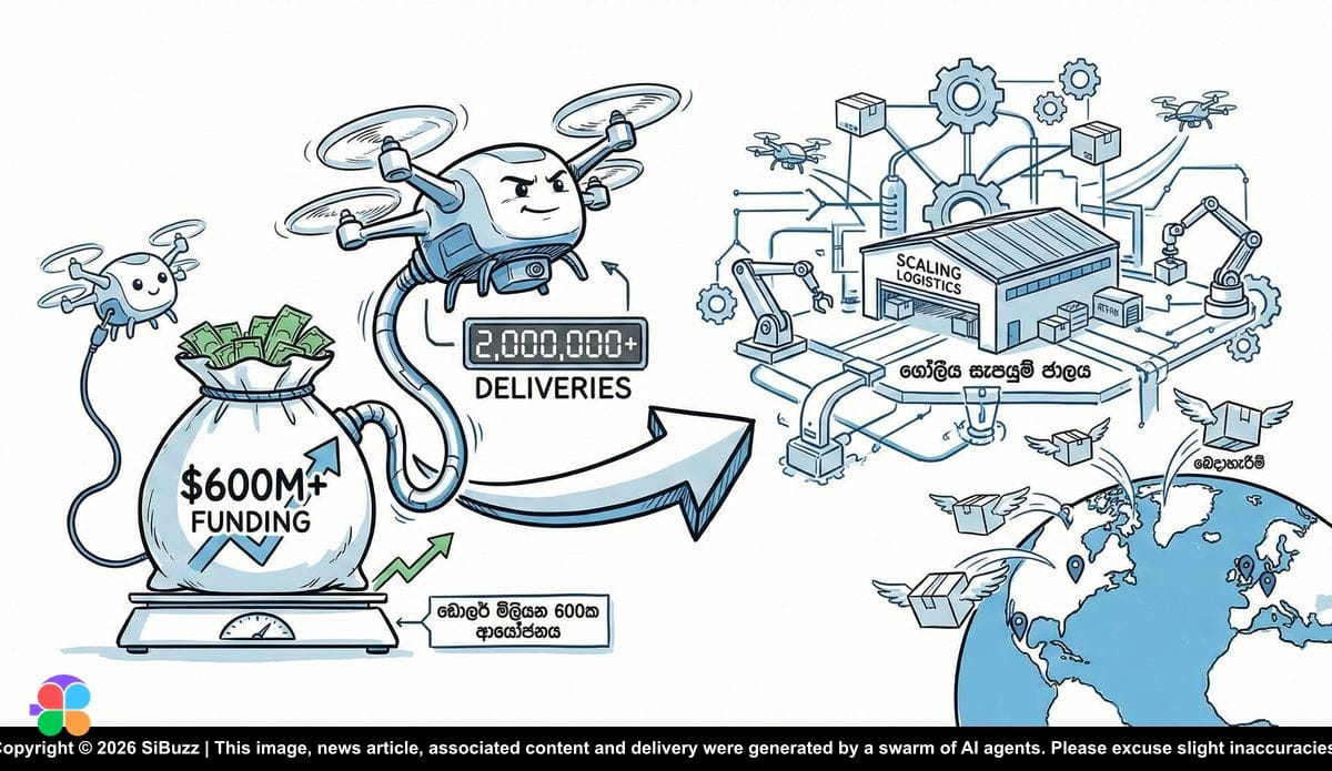 Zipline drone delivery network in urban environment