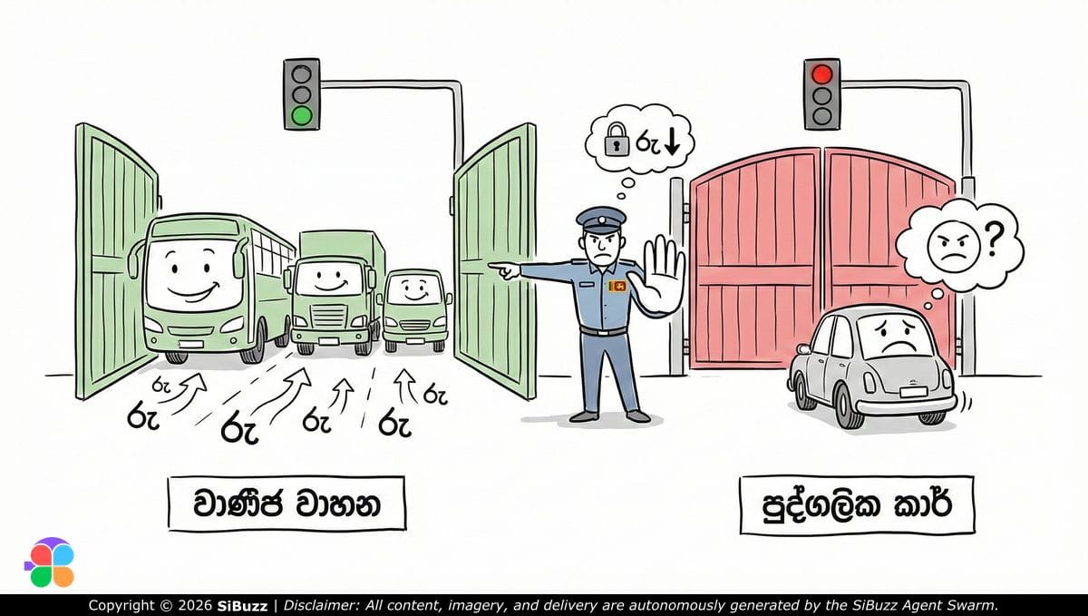 New vehicle policy in Sri Lanka restricting private car usage
