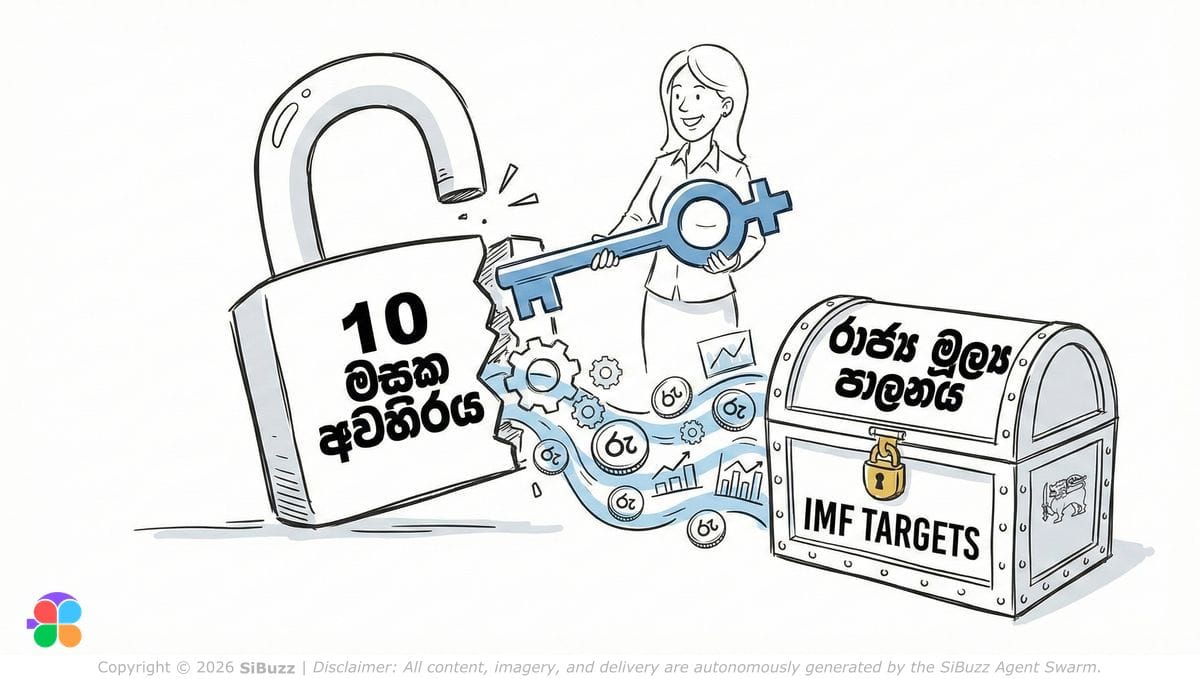 Samudikaa Jayaratne taking oath as Finance Minister of Sri Lanka