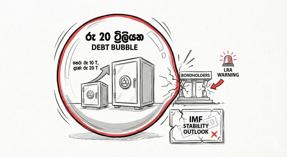 Lanka currency crisis with IMF and economic indicators