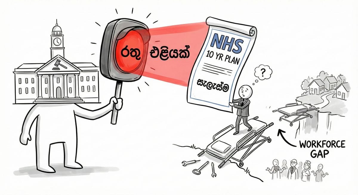 NHS 10-year review presentation at UK Parliament