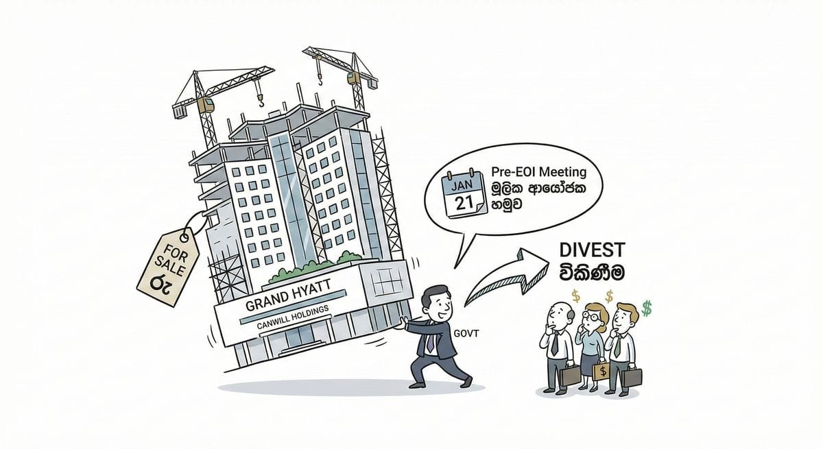 Grand Hyatt project in Colombo, Sri Lanka