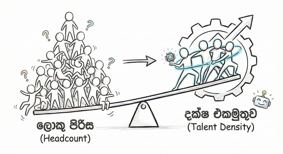 Talent density in business growth with AI technology