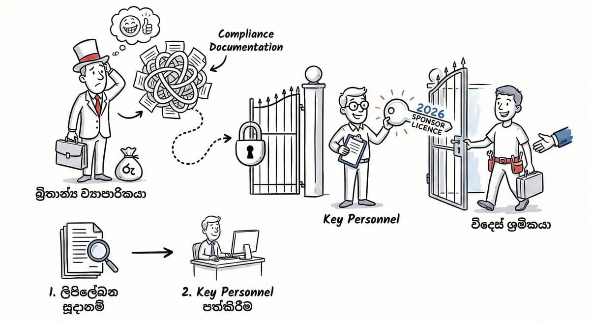බ්‍රිතාන්‍යයේ ව්‍යාපාරිකයන් දැනගත යුතු 2026 Sponsor Licence නීති