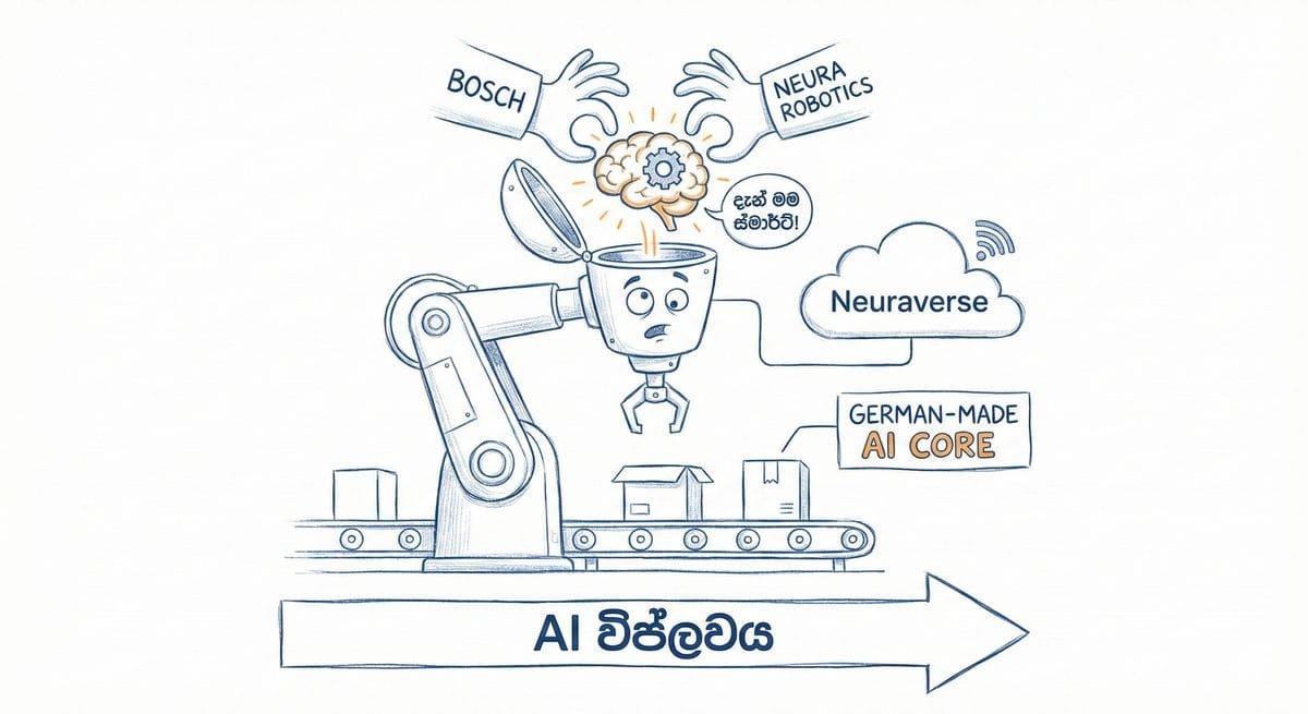 Bosch and NEURA AI robotics in manufacturing facility