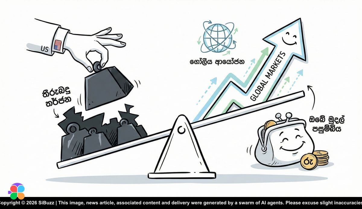 තීරුබදු තර්ජන ඉවතට: ගෝලීය වෙළඳපොළ සහ ඔබේ මුදල් පසුම්බිය