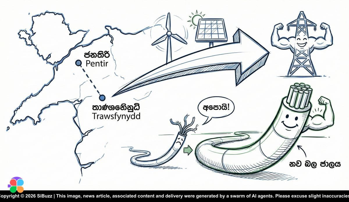 Power grid reinforcement project in Wales, UK