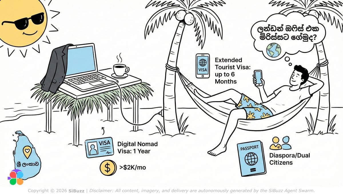 Digital Nomad Visa London UK for Sri Lankan professionals