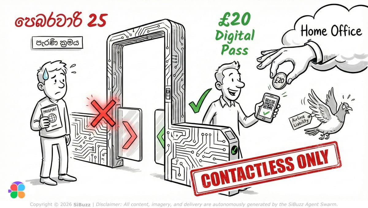 UK digital visa rules for Sri Lankan travelers